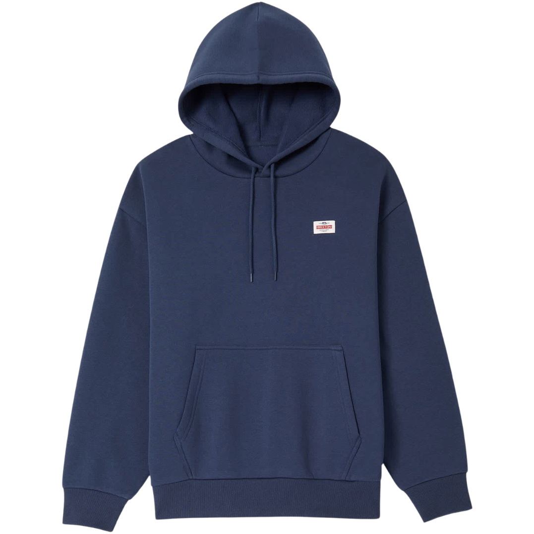2026 Brixton Mens Trademark Hoodie 23047 - Washed Navy